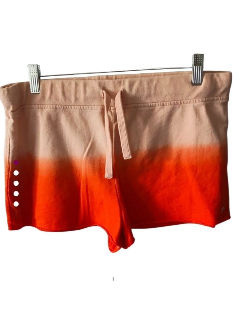 FOREVER 21 Cotton Ombre Orange Shorts Size Large